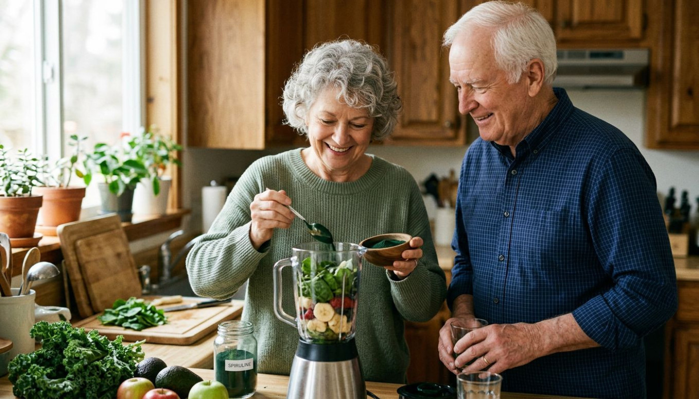 Comment la spiruline peut-elle améliorer la santé des seniors ?
